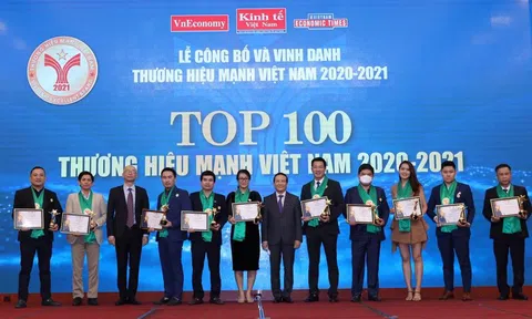 Công bố và vinh danh 109 thương hiệu mạnh Việt Nam 2021